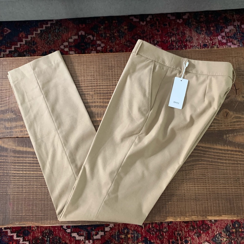 Women’s Brax camel color, slim fit pants